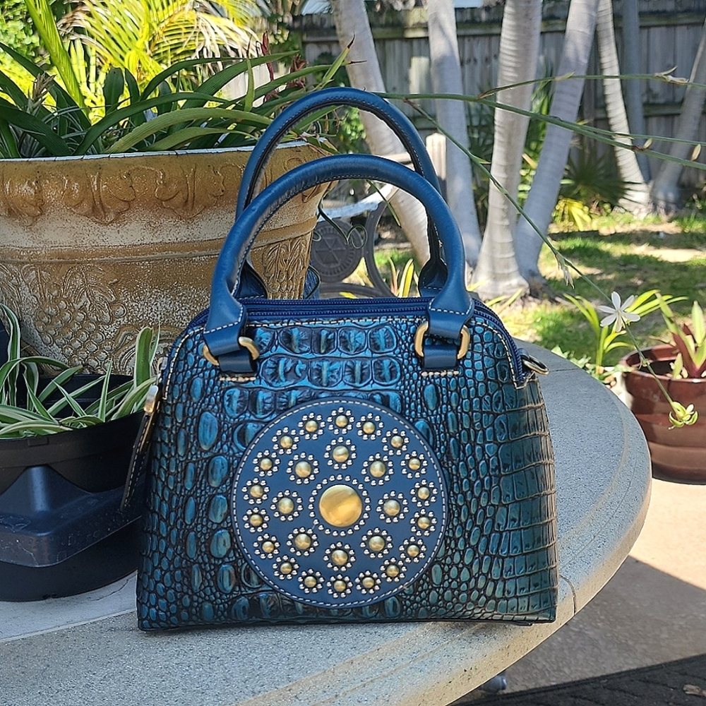 Mari Claire Croco Crossbody